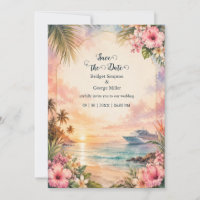 Tropical Sunset Cruise Wedding Hibiscus Bay