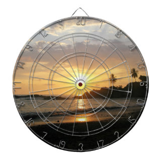 Tropical Sunset Dartboard