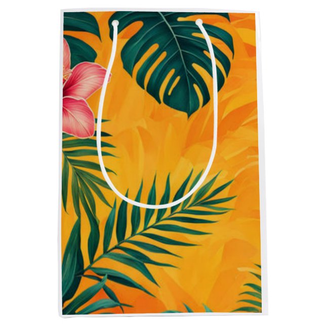Tropical Sunset Gift Bag (Front)