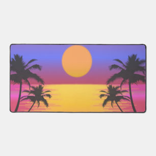 Tropical Sunset Graphic Desk Mat