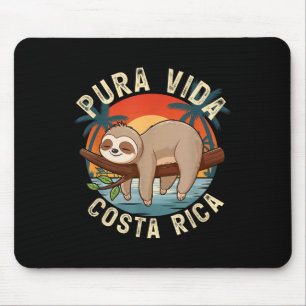Tropical Sunset Nature Sloth Costa Rica Pura Vida  Mouse Mat