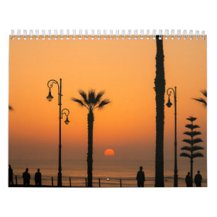 Tropical Sunset Notebook – Inspiring and Peaceful  Calendar