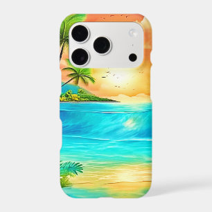 Tropical Sunset Paradise Beach View