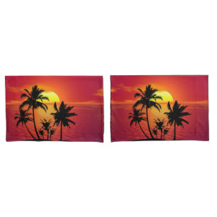Tropical Sunset Pillowcase