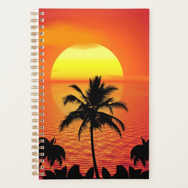 Tropical Sunset Planner (Front)