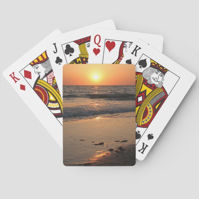 Tropical Sunset Playing Cards (Back)