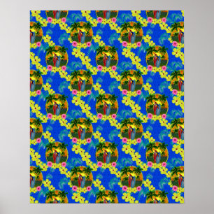 Tropical Sunset Poster