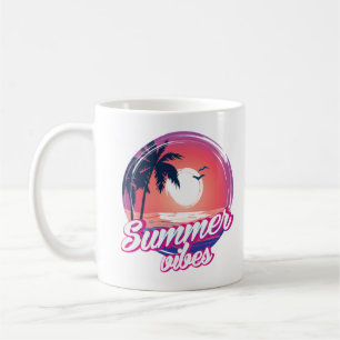 Tropical Sunset Summer Vibes Coffee Mug