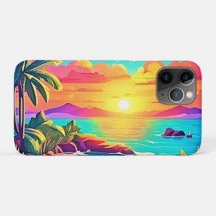 Tropical Sunset: Vivid Sky iPhone 11 Pro Case