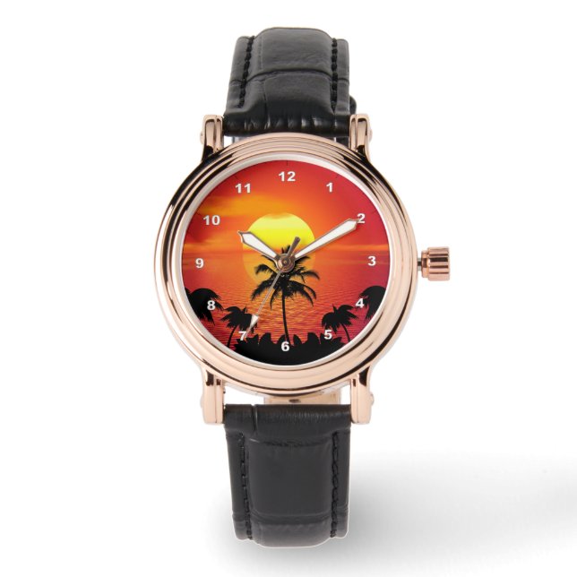 Tropical Sunset Watch (Front)