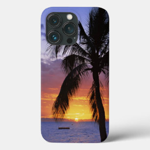 Tropical Sunset with Palm Tree Case-Mate iPhone Ca iPhone 13 Pro Case