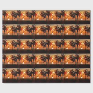 Tropical Sunset Wrapping Paper