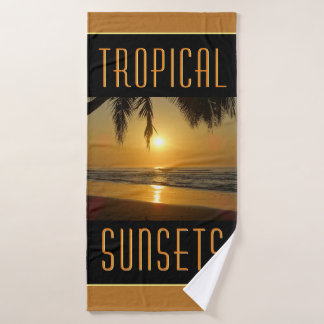 Tropical Sunsets Bath Towel Set
