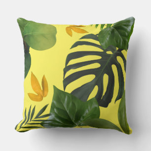 Tropical Sunshine Canopy Throw Pillow