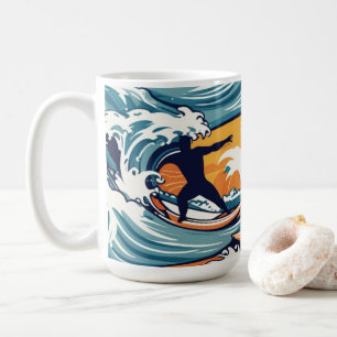 Tropical Surfer Coffee Mug