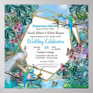 Tropical Surreal Landscape Poster