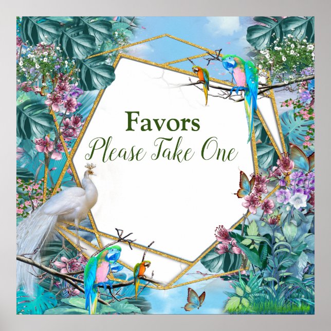 Tropical Surreal Landscape Poster (Front)