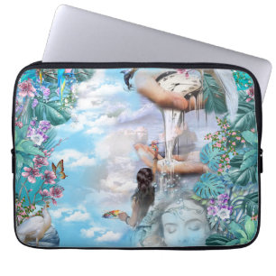 Tropical Surrealism Fantasy Laptop Sleeve