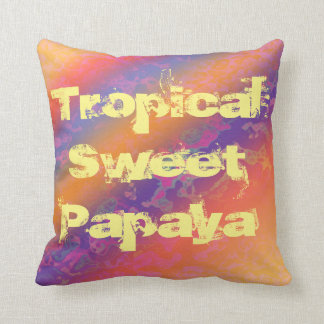 Tropical Sweet Papaya Cushion