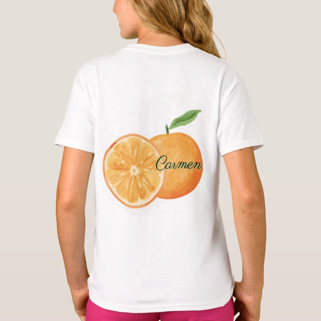 Tropical Sweet T-Shirt: orange T-Shirt (Back)