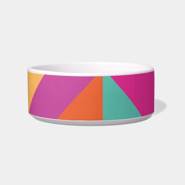 Tropical Tangram Pattern Bowl (Left)