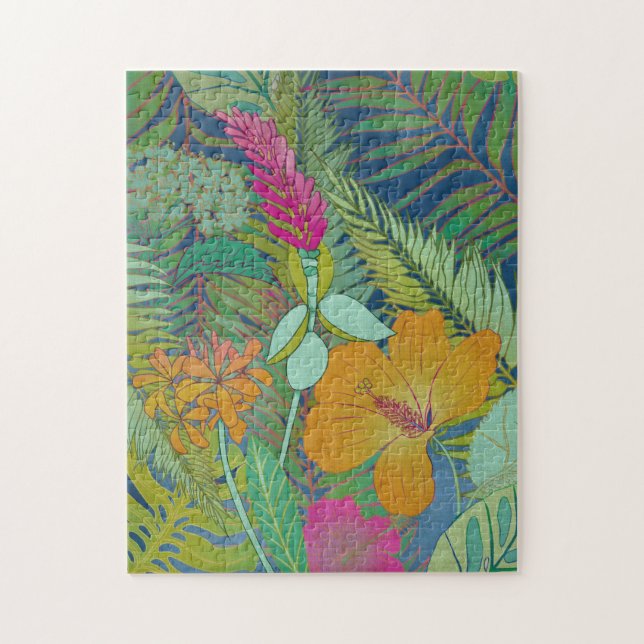 Tropical Tapestry II Jigsaw Puzzle (Vertical)
