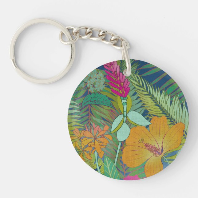 Tropical Tapestry II Key Ring (Front)