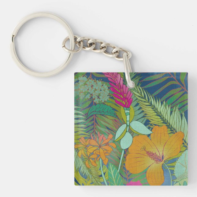 Tropical Tapestry II Key Ring (Front)