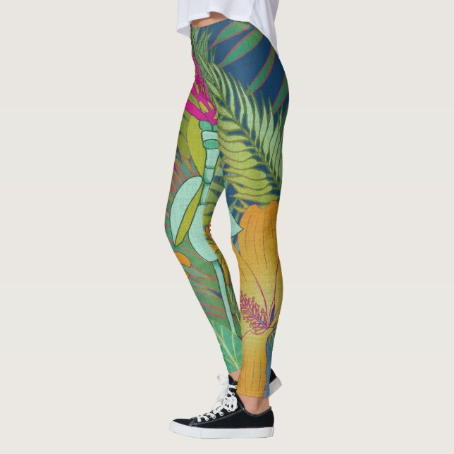 Tropical Tapestry II Leggings (Left)