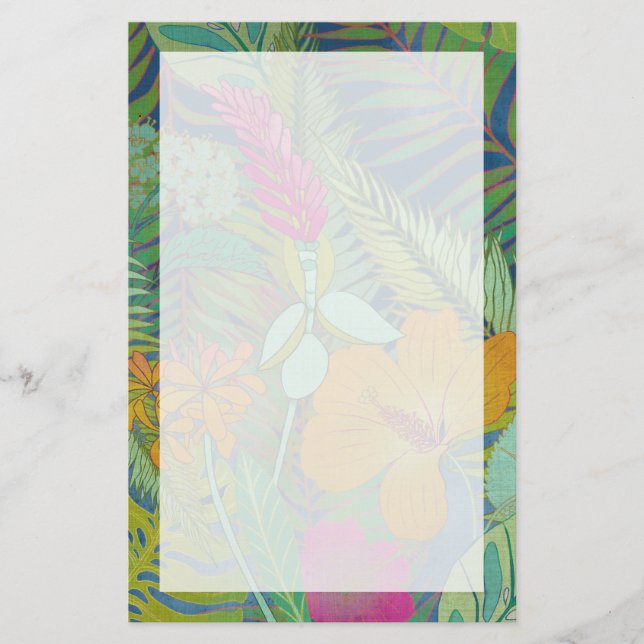 Tropical Tapestry II Stationery (Front)