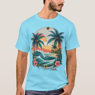 Tropical Tattoo Art - Sailor Jerry Inspired Design T-Shirt