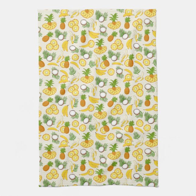 Tropical  tea towel (Vertical)