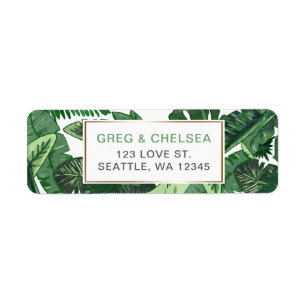 Tropical Terrain botanical greenery wedding