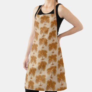 Tropical Thanksgiving Palm All-Over Print Apron