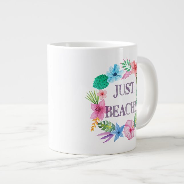 Tropical Theme Coffee Mug Beach House Florida Home (Front Right)