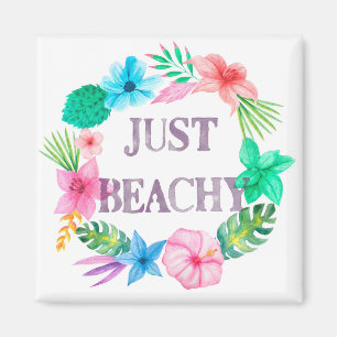 Tropical Theme Magnet for Beach House Florida Home
