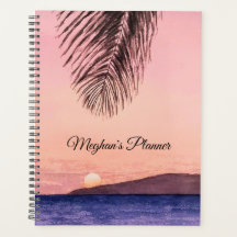 Tropical theme, spiral bound, standard
