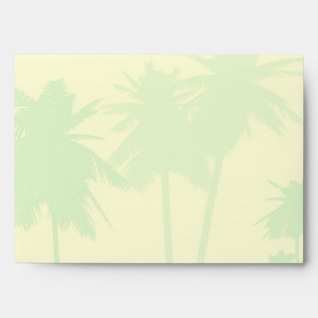 Tropical Theme Wedding Envelopes (Front)