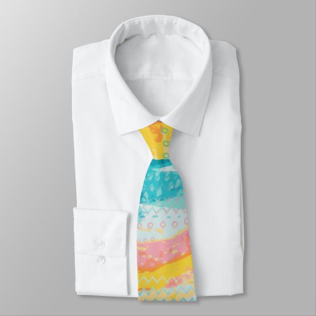 Tropical Tide Pool Dreams Tie (Tied)