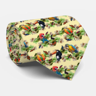 Tropical Tie Double Sided Print (Yellow)