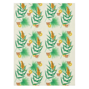 Tropical Tiger Pattern Tablecloth