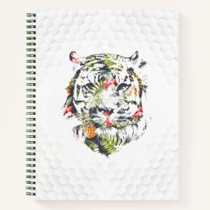 TROPICAL TIGER Spiral Notebook Primary Journal K2