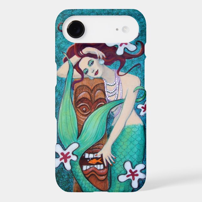 Tropical Tiki Mermaid iPhone 6 case (Back)