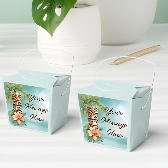 Tropical Tiki Party Favour Box (Creator Uploaded)