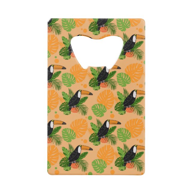 Tropical Toucan Bird Seamless Pattern (Front)