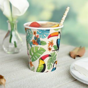 Tropical Toucan Canopy Paper Cups