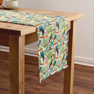 Tropical Toucan Canopy Short Table Runner