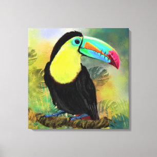 Tropical Toucan Canvas Print