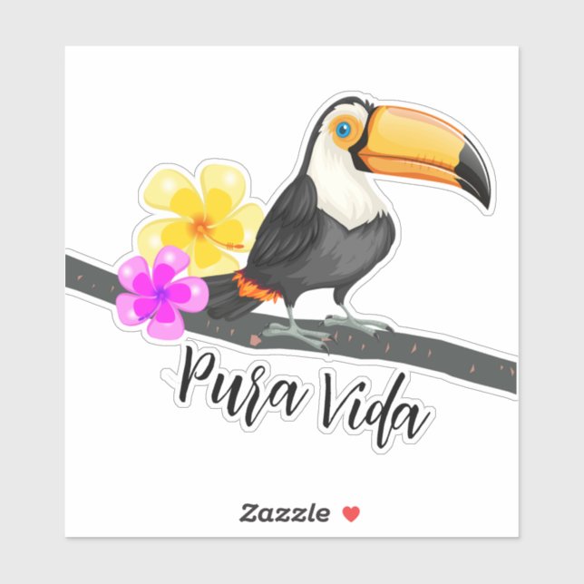 Tropical Toucan Costa Rica Pura Vida (Sheet)
