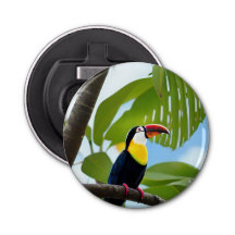 Tropical toucan in a tree